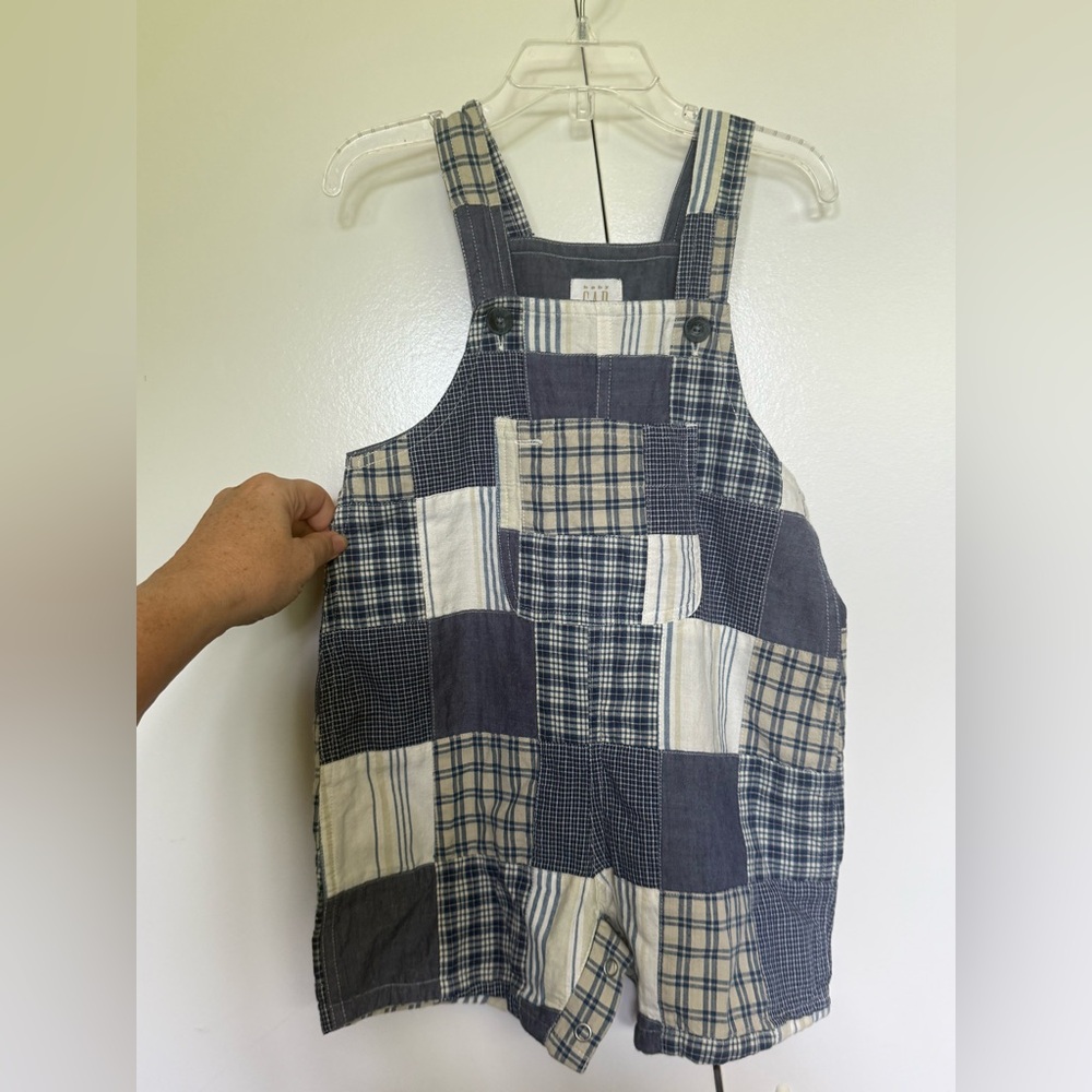 Baby Gap madras plaid shorts.   Preppy.  Summer.  Cotton.